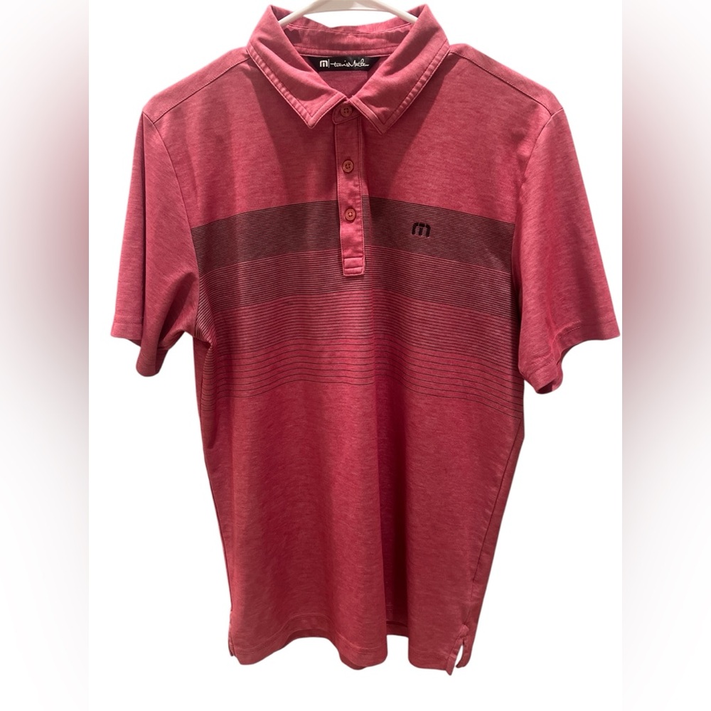 TRAVIS MATHEW | Two min drill golf polo in red medium
